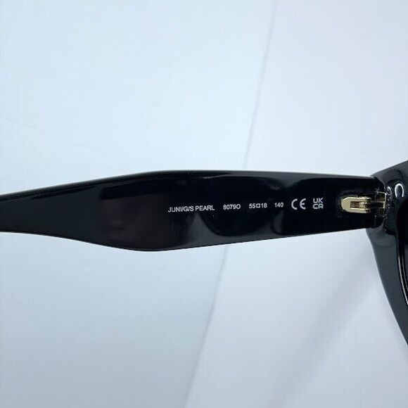 Kate Spade Sunglasses Black JUNI / S PEARL 80790  100% Authentic 55 18 140 FRAME main image 4